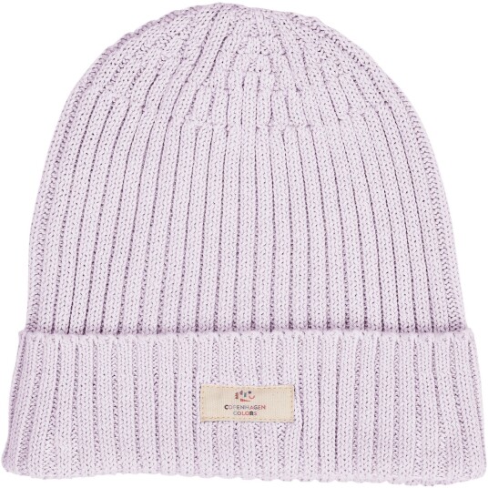 COPENHAGEN COLORS Lavender Bomull Strikket Classic Beanie 9-36 mdr/48-50 COPENHAGEN COLORS Lavender Bomull Strikket Classic Beanie 9-36 mdr/48-50