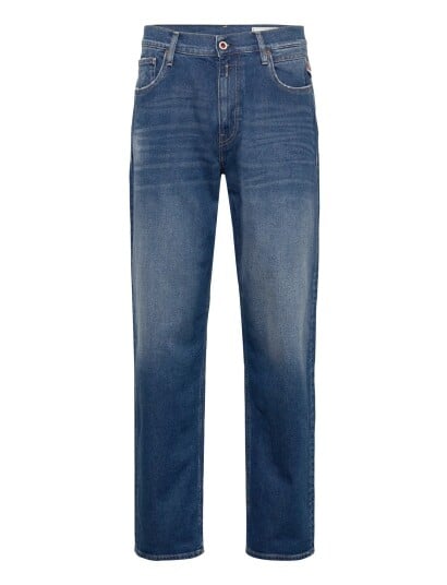 Replay Kyran Trousers Relaxed Red Logo Blue 30 x 32 Replay Kyran Trousers Relaxed Red Logo Blue 30 x 32