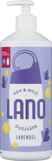 Lano Duftverden Lavendel Dusjsåpe 750ml Lavendel