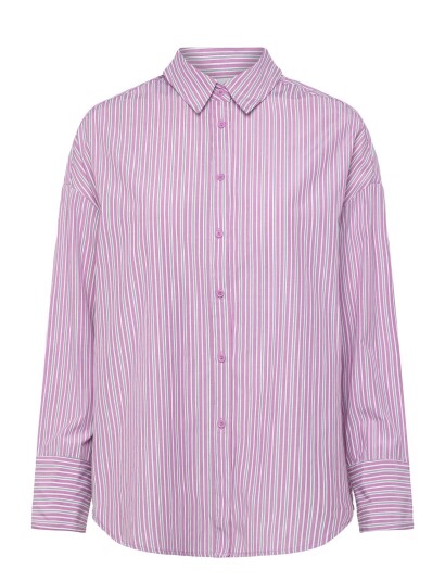 Coster Copenhagen Loose Stribet Shirt Pink 38
