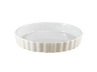 Multi Tærtefad Ø30.5 cm Glat inderside Porcelæn Hvid,8 stk/krt