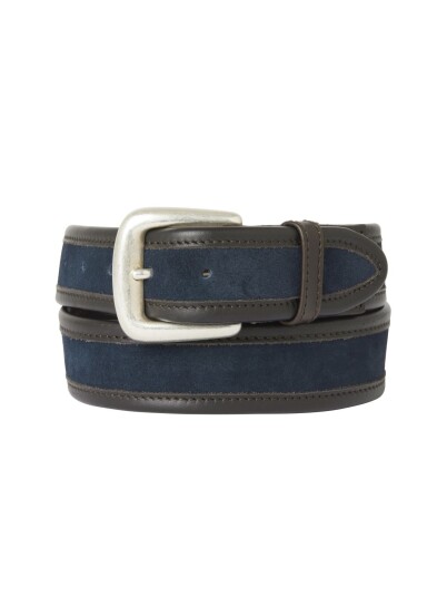 Chevalier Elizabeth Leather Belt Women Dark Navy 95 95cm