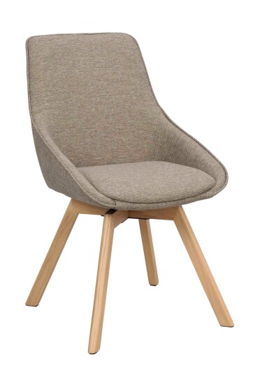 Rowico Home Alison stol Mörkbeige/ek Beige