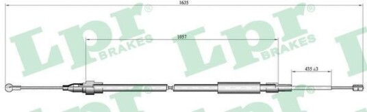 Bremsewire LPR C1518B Bremsewire LPR C1518B