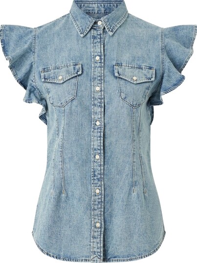 Ralph Lauren Lauren Denimskjorte 2x1 Blå