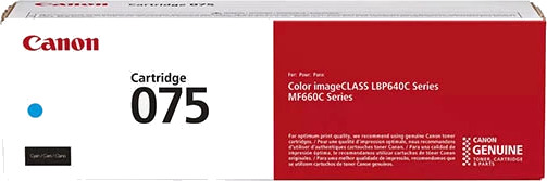 Canon Toner 075 Cyan (1.300 sider) Original