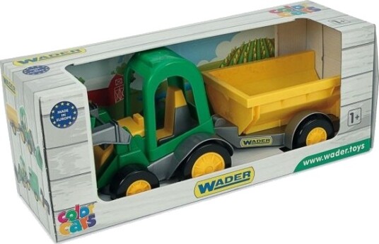 Wader Traktor Med Tilhenger I Eske