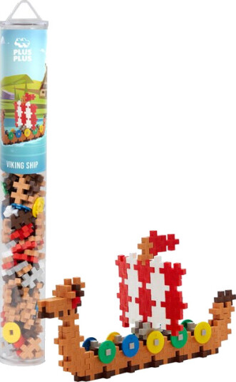 Plus-Plus - Viking Ship / 100 pcs Tube (4312) Plus-Plus - Viking Ship / 100 pcs Tube (4312)