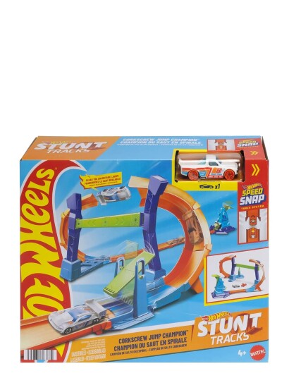 Hot Wheels Stunt Tracks Corkscrew Jump Champion Multi/patterned ONE SIZE