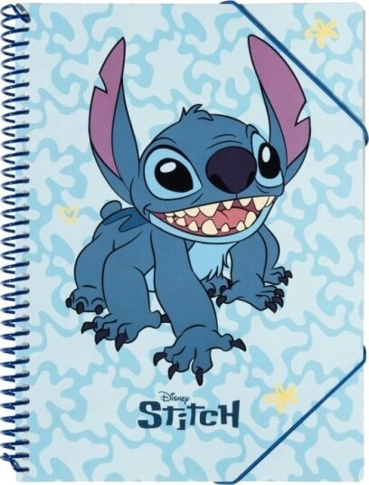Disney Stitch A4-Ringperm Med Strikk + 30 Gjennomsiktige Plastlommer Disney Stitch A4-Ringperm Med Strikk + 30 Gjennomsiktige Plastlommer