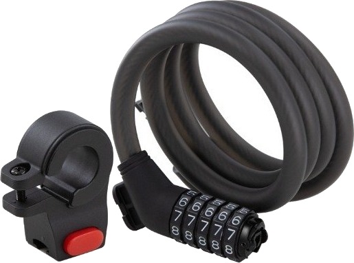 Segway Ninebot Kabellås med Kode, Svart, 84 mm Segway Ninebot Kabellås med Kode, Svart, 84 mm