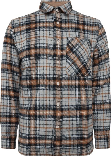 Barbour Barbour Afton Authentic Highland Check Flannel Shirt GREY MARL 3XL