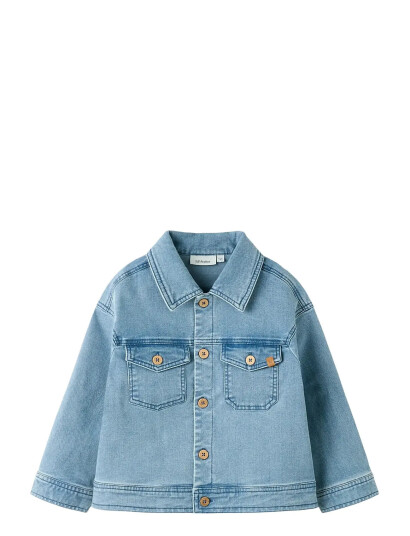 Lil"Atelier Nmmdeva Ls Loose Dnm Jacket 2024 Es Lil Blue 122