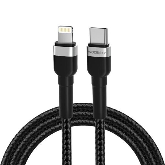 Kabel Wozinsky Wnbcl2 Lightning / Usb-C Pd 30W 2 M - Czarny