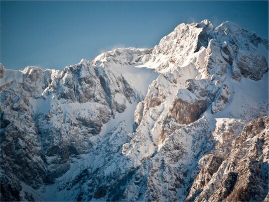 Fototapet Winter Alps 200x154 - Artgeist sp. z o. o.