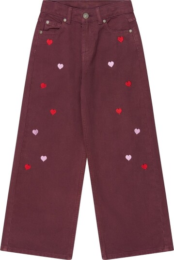The New Jeans - Bred - Burgundy Emballasje TN - The New - 4 år (104) - Jeans - Bordeaux