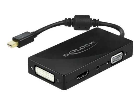 Delock video adapter - DisplayPort / HDMI / DVI / VGA - 15 cm Delock video adapter - DisplayPort / HDMI / DVI / VGA - 15 cm