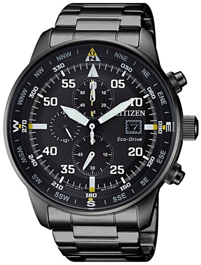 Citizen Herreklokke CA0695 84E Sort/Stål Ø44 mm Citizen Herreklokke CA0695 84E Sort/Stål Ø44 mm