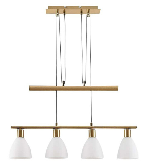 Lindby - Simeon Pendel White/Brass