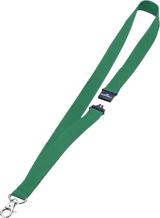 Keyhanger Tekstilhalsbånd Durable 20 Mm Grøn 10 Stk.
