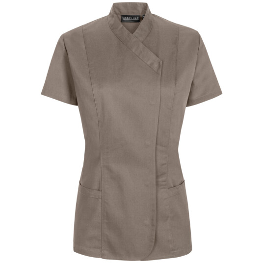 JOBELINE Damekittel Maila; Størrelse 52; Gråbrun/taupe