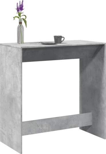Barbord betonggrå 102x50x103,5 cm konstruert tre 8721158387189 Barbord betonggrå 102x50x103,5 cm konstruert tre 8721158387189