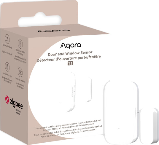 Aqara T1 Dør- og Vindussensor Hvit med Zigbee Kompatibilitet