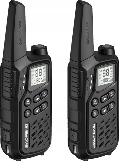 Baofeng Bf-T25e Walkie Talkie Svart Baofeng Bf-T25e Walkie Talkie Svart
