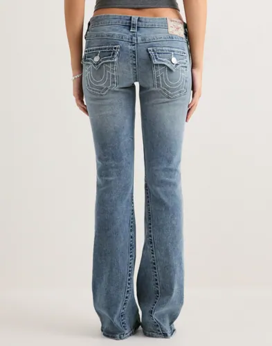 True Religion   Blå   Crystal Joey Lr Flare Big T