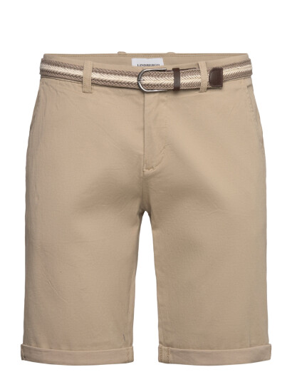 Lindbergh Superflex Chino Shorts W?. Belt - Beige - S