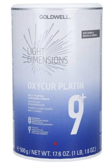 Goldwell GOLDWELL Oxycur Platin støvfri blekemiddel for 9+ toner 500g Goldwell GOLDWELL Oxycur Platin støvfri blekemiddel for 9+ toner 500g