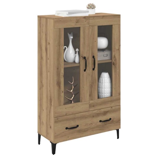 Høyskap Artisan Eik 70 x 31 x 115 cm Ingeniørtre og jern Høyskap Artisan Eik 70 x 31 x 115 cm Ingeniørtre og jern
