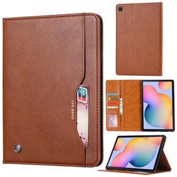 Samsung Galaxy Tab S6 Lite 2020/2022/2024 Kortsett Folio etui Brun