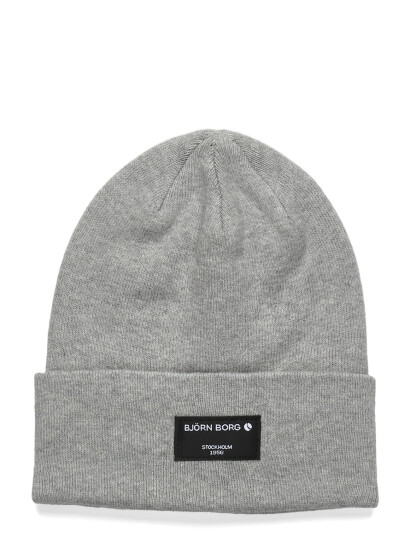 Björn Borg Centre Beanie - Grey - ONE SIZE