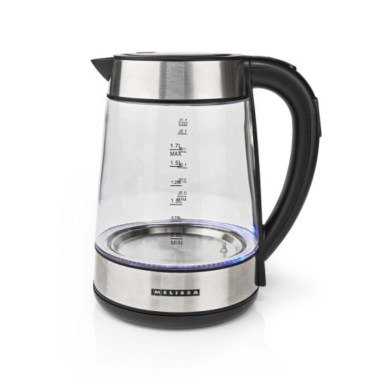 MELISSA Digital Vannkoker 1,7L 2200W Glass med Hold-Varm-funksjon