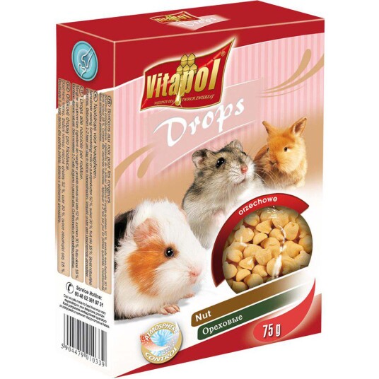 Vitapol Drops Med Nøtter 75G