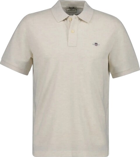 Gant Classic Regular Polo Shirt CREAM MELANGE S