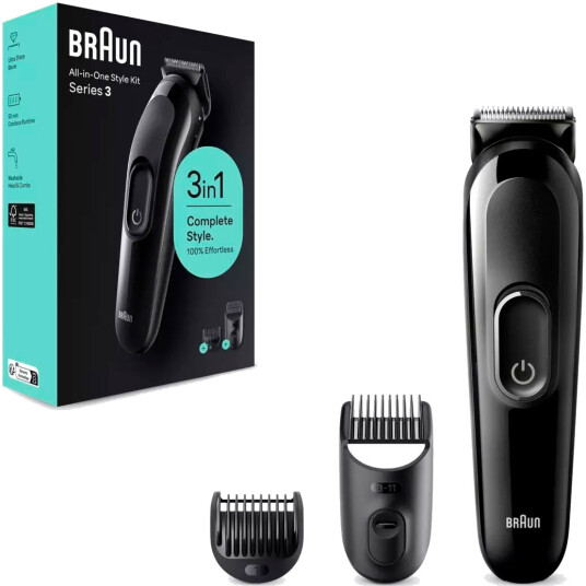 Hårtrimmer BRAUN All-In-One Style Kit Series 3 SK2400 Hårtrimmer BRAUN All-In-One Style Kit Series 3 SK2400