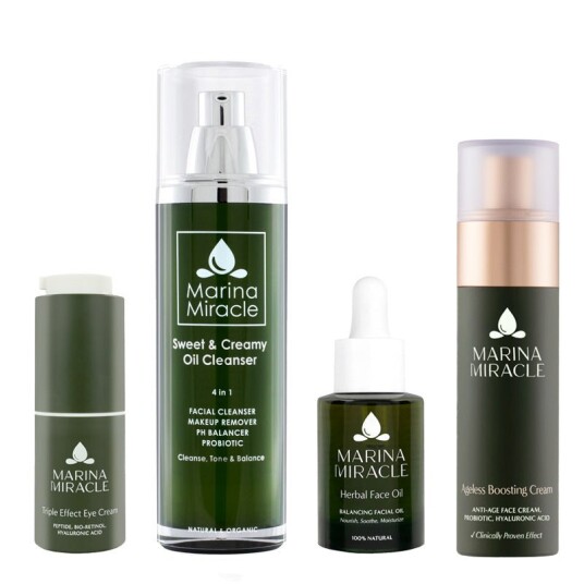 Marina Miracle Stor hudpleiepakke For normal / sensitiv / eksem hud Ageless Boosting Cream 50ml / Ingen