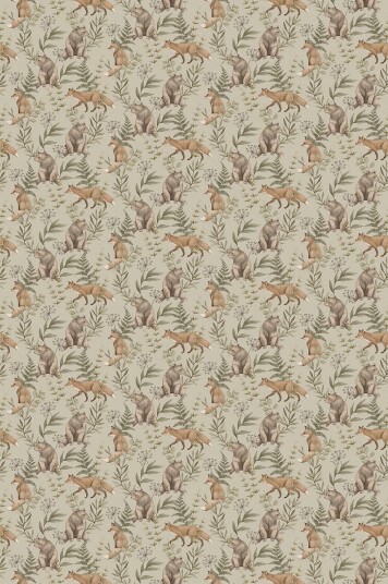Boråstapeter Tapet Wild Forest Newbie Beige