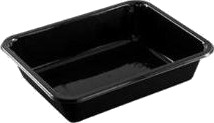 Bakke 1 Rum 2227 1D 227X178x50 Mm Hicpet Sort Ompak 4 Ps X 90 Stk/Krt,4 Pk X 90 Stk/Krt