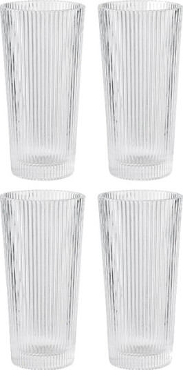 Stelton Pilastro longdrinkglass 30 cl 4-pakning Clear Stelton Pilastro longdrinkglass 30 cl 4-pakning Clear