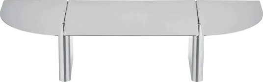 Blomus Wall Shelf M 14 X 60 X 22 Cm Oru Matt Silver L 60CM Blomus Wall Shelf M 14 X 60 X 22 Cm Oru Matt Silver L 60CM