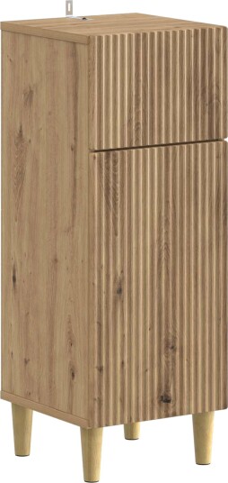 vidaXL Baderom Oppbevaringsskap ARNHEM Artisan eik 30 x 31 x 80 cm