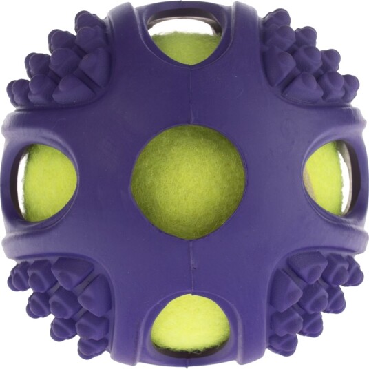 Hundeleketøy Gummi-Tennisball 2In1 2 Stk Ø 10 cm