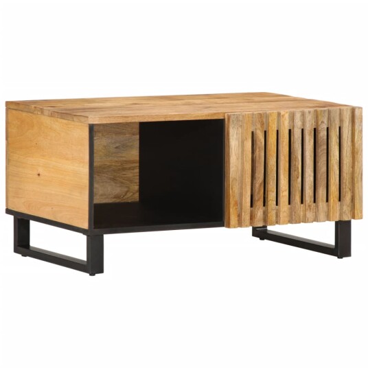 Salongbord 80x51x40 cm grovt heltre mangotre 377456