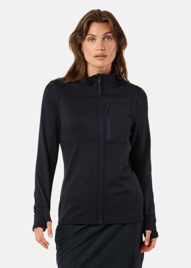 Swedemount Trondheim Midlayer Full Zip W Black 38 Bestselger