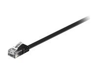 MicroConnect CAT 6 Flat Nettverkskabel 50 cm RJ-45 Svart MicroConnect CAT 6 Flat Nettverkskabel 50 cm RJ-45 Svart