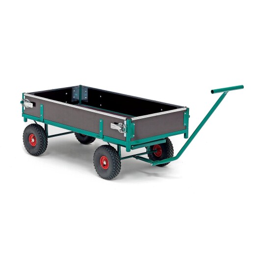 Helt nytt | Transportvogn NIGEL 1500x750 mm inkl. nedfellbare lemmer 650 kg