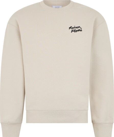 Maison Kitsuné Herre Gensere & Hettegensere Beige S, Maison Kitsuné Herre Gensere & Hettegensere Beige S,